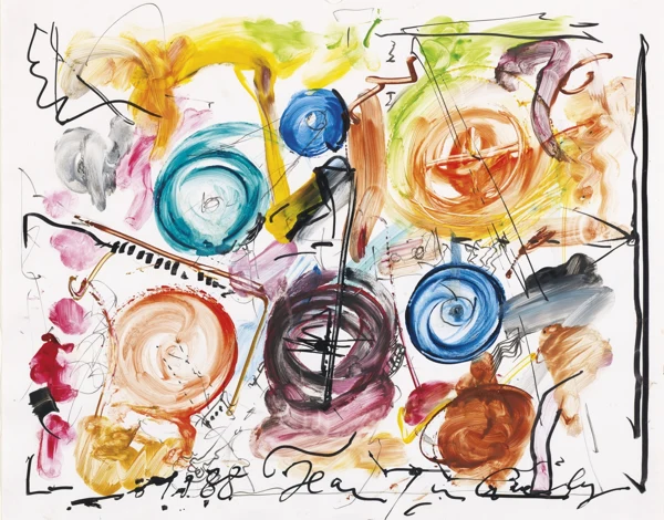 Jean Tinguely — OHNE TITEL, 1988UNTITLED, 1988