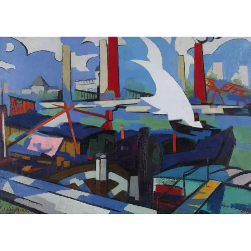 Jean Viollier — "Bord de la Seine".