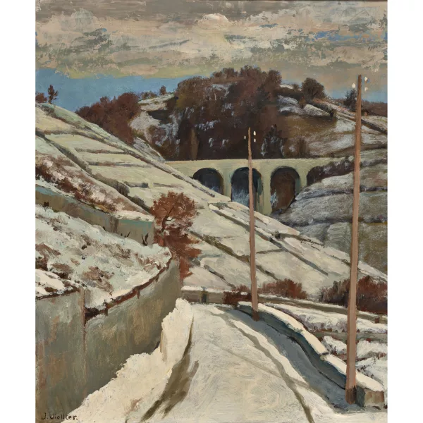 Jean Viollier — Winter in den Weinbergen.