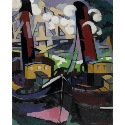 Jean Viollier — "Les remorqueurs à Charenton".