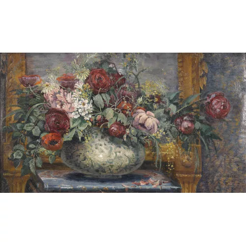 Jeanmaire Edouard — Stillleben mit Pfingstrosen.
