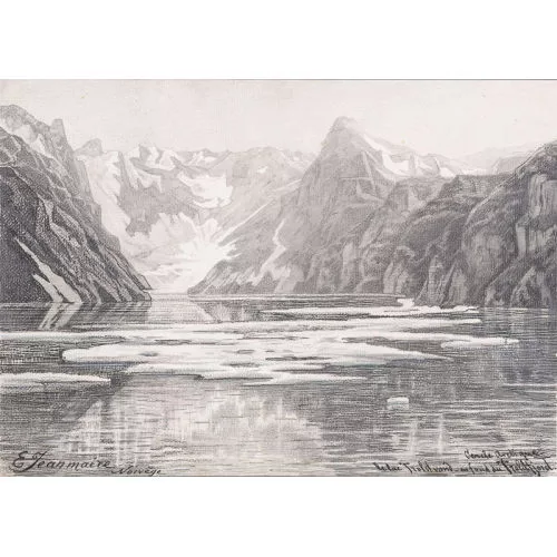 Jeanmaire Edouard — "Lac Troldvand - au fond du Troldjord".