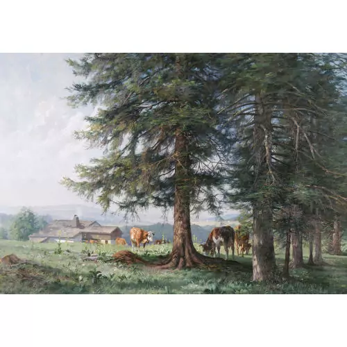 "Paturage boisé à la lisière de la forêt de La Joux-Perret"