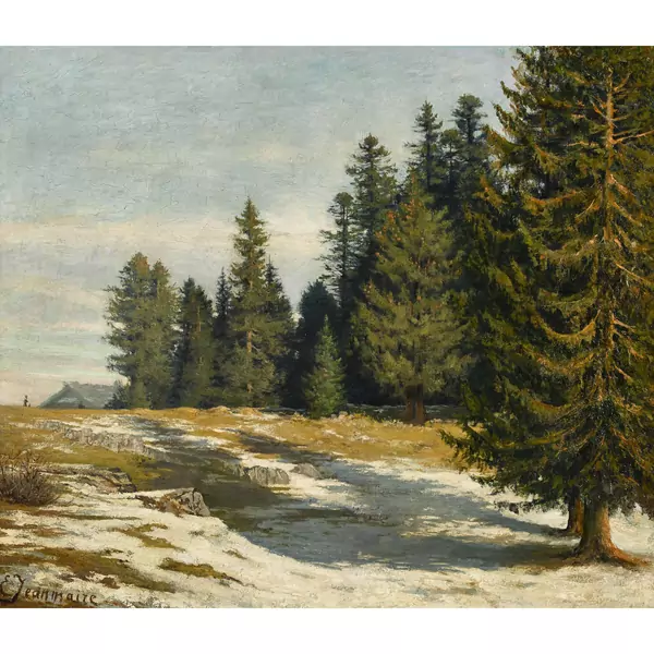 "Étude d'après nature à la Joux-Perret"