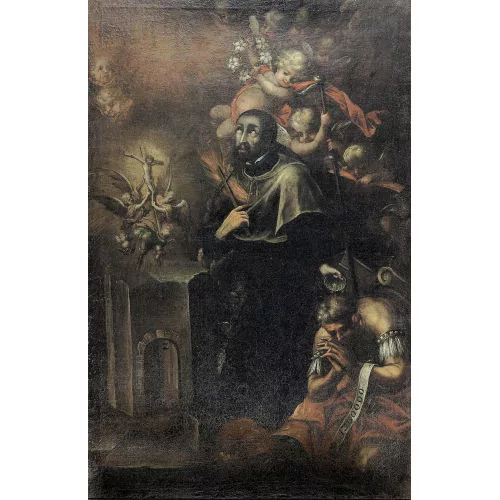 Johann Achert — Standbild des Heiligen Franz Xaver in Vision.