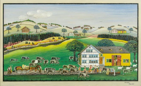 Ankunft auf der Alp