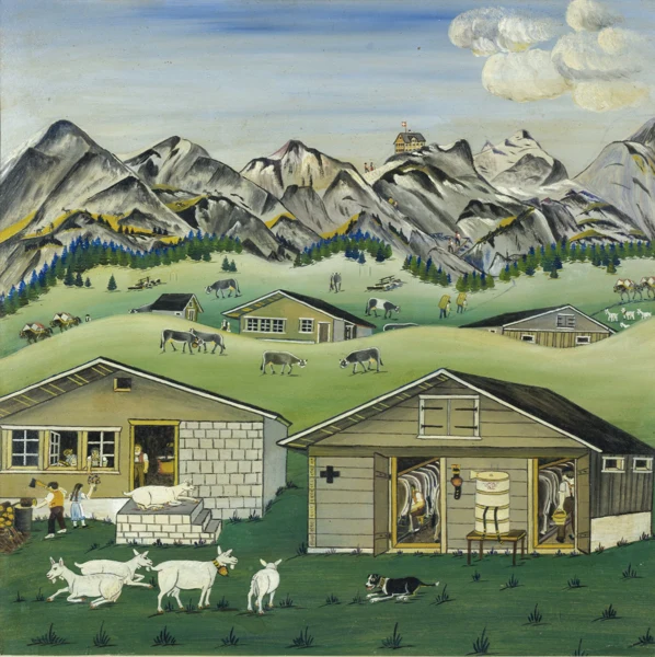 Johann Baptist Zeller — "ALPELÄÄBE"DAYLY LIFE IN THE ALPS