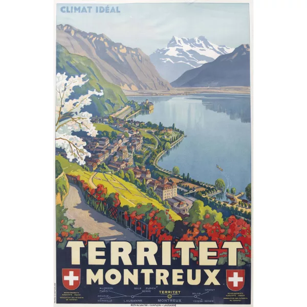 Johann Emil Müller — "Territet Montreux".