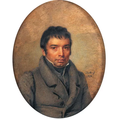 Johann Friedrich Dietler — Biedermeierliches Herrenporträt.