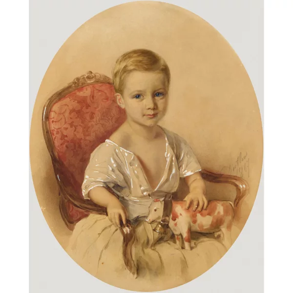 Johann Friedrich Dietler — Porträt von Bertha Gehrig-Schneider als Kleinkind.