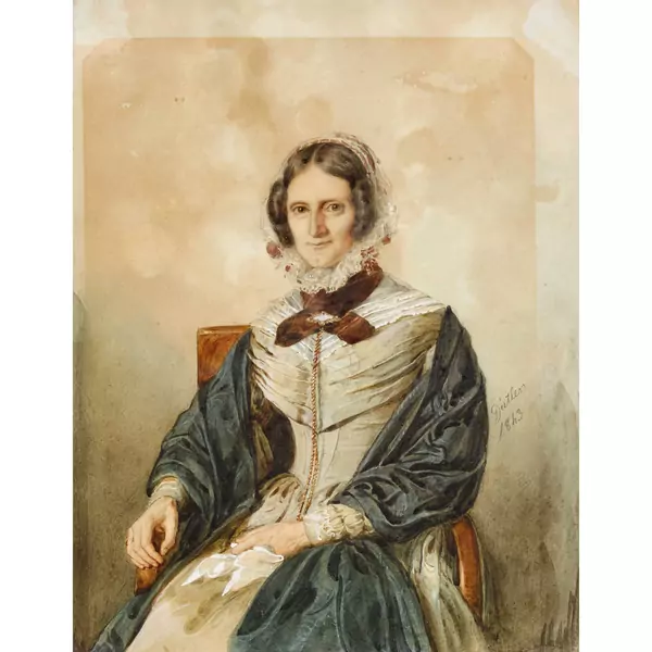 Bildnis von Marg. Theresia Dunant
