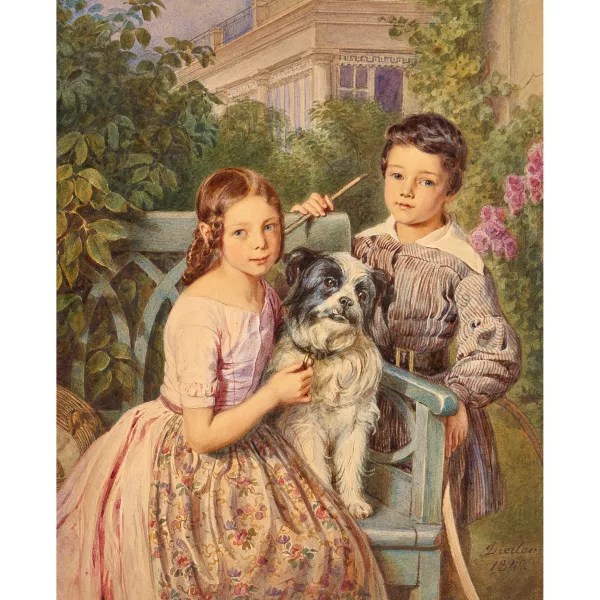 Johann Friedrich Dietler — Mina und Arthur Krafft.