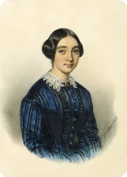 Damenportrait der Familie v. Tscharner