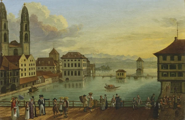 Johann Georg Sauter — Ansicht der Stadt Zürich, 1826