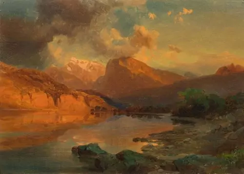 JOHANN GOTTFRIED STEFFAN — Walensee. 1845. — Koller Auktionen