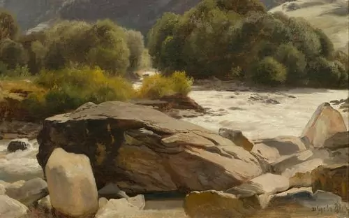 STEFFAN, JOHANN GOTTFRIED — Sernfbach near Elm. 1864. — Koller Auktionen