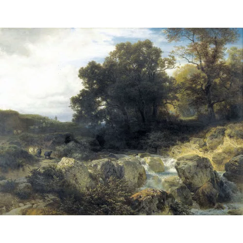 Johann Gottfried Steffan — "Ein Waldbach".