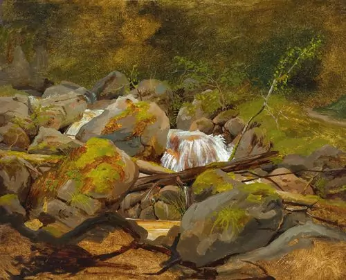 JOHANN GOTTFRIED STEFFAN — Bergbach bei Kochel. 1837. — Koller Auktionen
