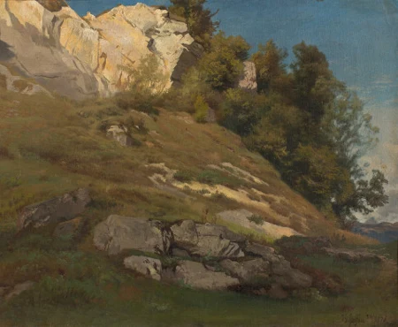 Felsiger Hang, 1875