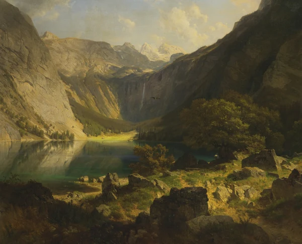 Johann Gottfried Steffan — Obersee, bayerische Alpen, 1869