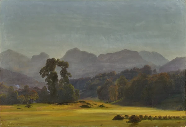 Johann Gottfried Steffan — Sommerliche Gebirgslandschaft, 1863
