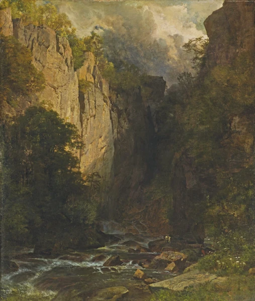 Johann Gottfried Steffan — Schlucht des Murgbachs, 1873