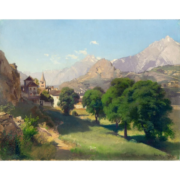 Johann Gottfried Steffan — BRAMOIS (WALLIS), 1861 BRAMOIS (VALAIS), 1861