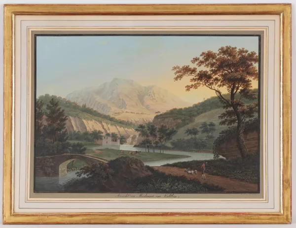 Johann Heinrich Bleuler — Antsicht von Madonna im Veltlin,