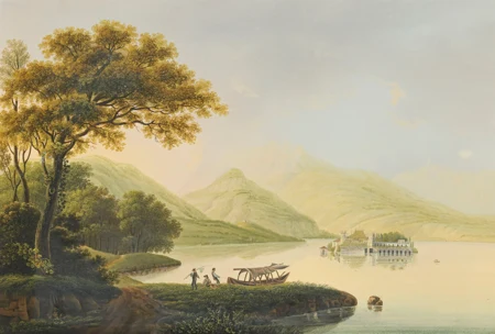 Vue animée sur l'Isola Bella