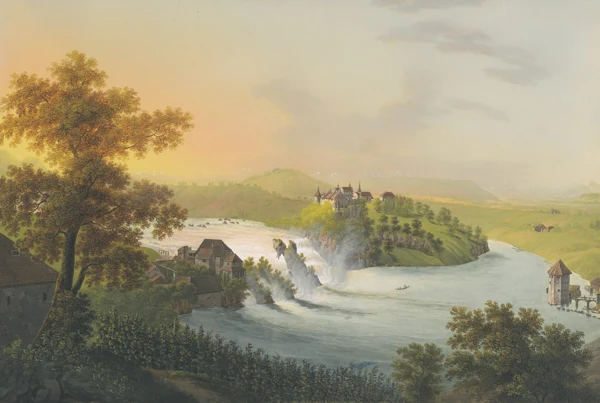 Johann Heinrich Bleuler — Der Rheinfall bei Schaffhausen, 1820