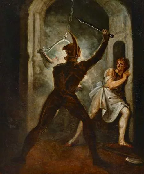Johann Heinrich Füssli — The tomb of Rosicrucius. 1803.