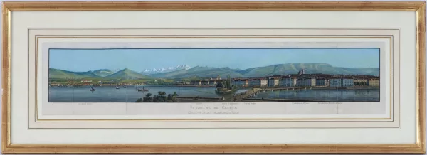 Johann Heinrich Locher — Panorama de Genève