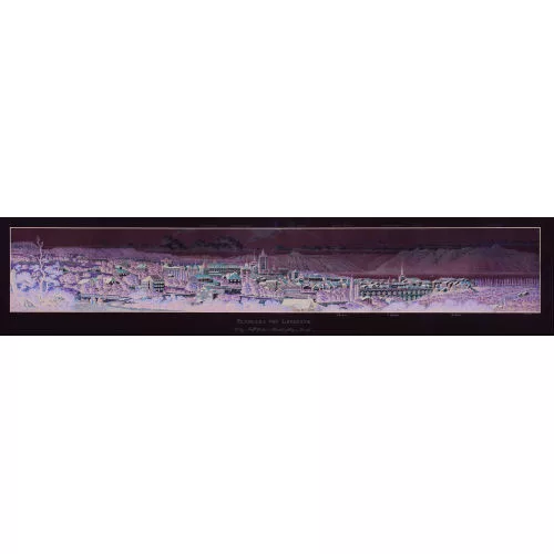 Johann Heinrich Locher — "Panorama von Lausanne".