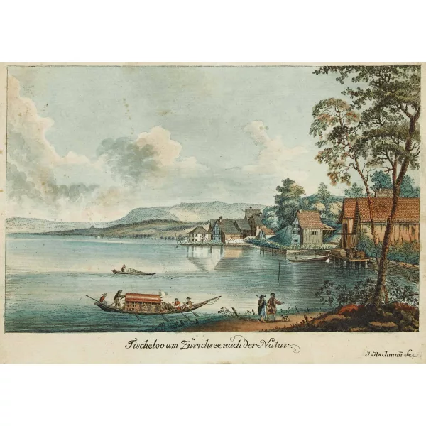 Johann Jakob Aschmann — "Tischeloo am Zürichsee nach der Natur".