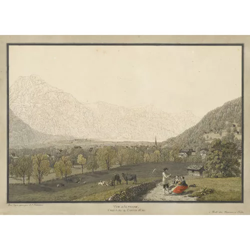 Johann Jakob Biedermann — "Vue d′Altdorf, Chef=Lieu du Canton d′Uri".