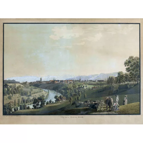 Johann Jakob Biedermann — "Vue de la Ville de Berne".