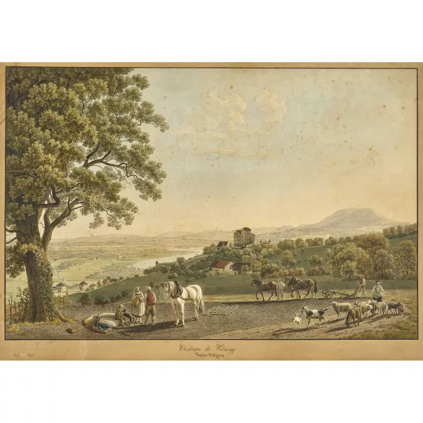 Johann Jakob Biedermann — "Château de Wildegg/Canton d'Argouie".