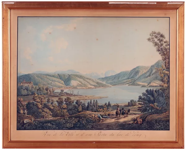 Johann Jakob Biedermann — Vue d'une partie de la Ville de Zoug,