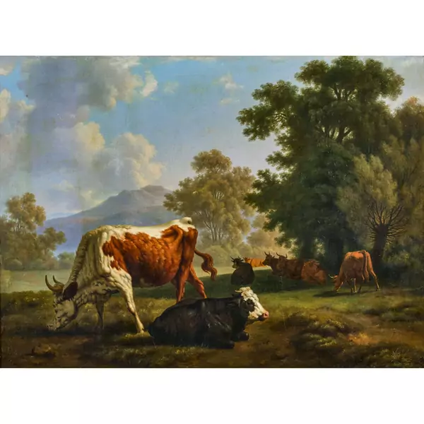 Weidende Kühe