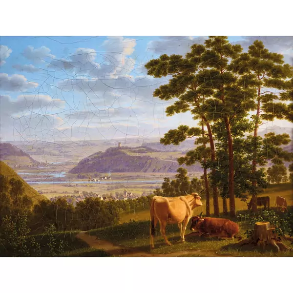 Blick vom Sulzkopf bei Muttenz gegen Basel
