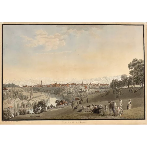 Johann Jakob Biedermann — "Vue de la Ville de Berne".