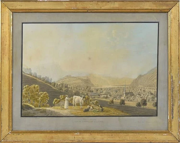 johann jakob biedermann — Vue de Stanz