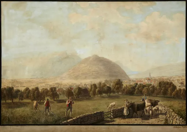 Vue du Bourg de Schwitz