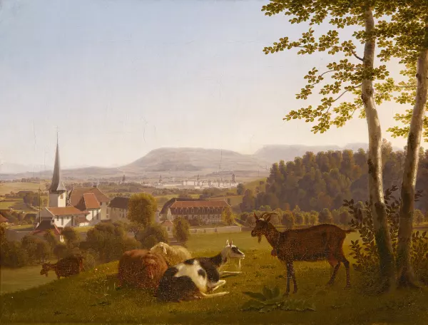 Blick auf Köniz