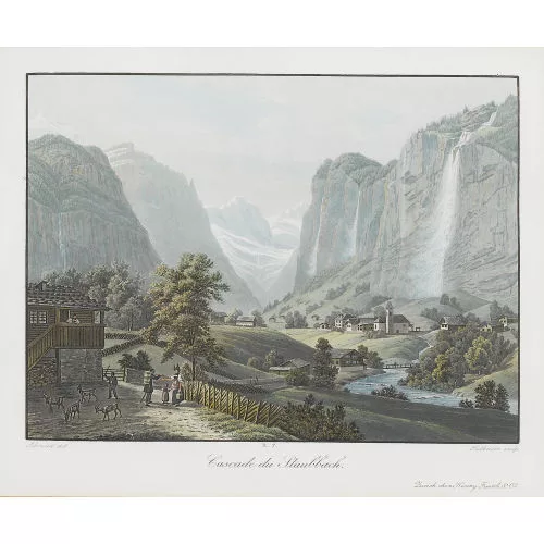 Johann Jakob Falkeisen — "Cascade du Staubbach".