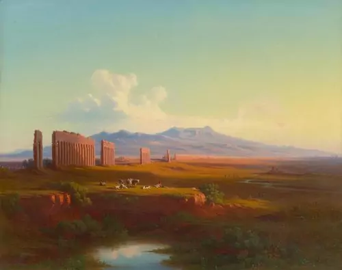 FREY, JOHANN JAKOB — The Roman Campagna. 1859. — Koller Auktionen