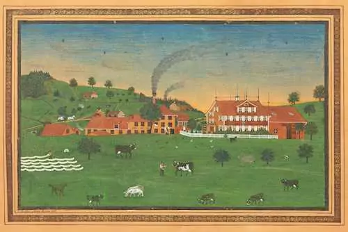 JOHANN JAKOB HEUSCHER — Bleicherei Saum, Herisau. 1887. — Koller Auktionen