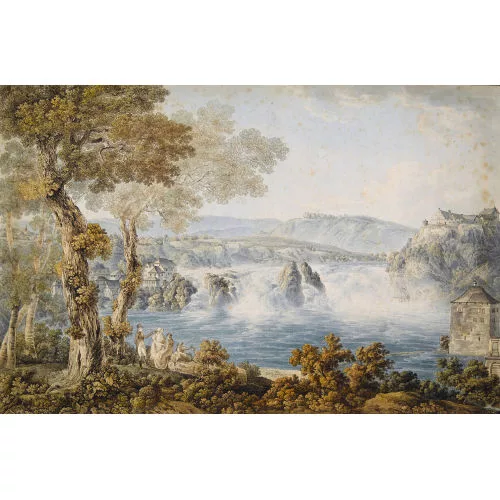 Johann Jakob Lorenz Billwiller — Der Rheinfall bei Neuhausen.