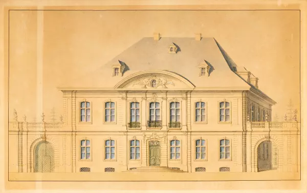 Das Wildt'sche Haus in Basel. 1851