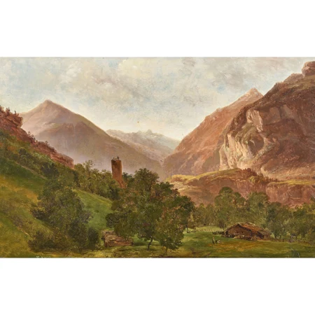 Die Ruine Resti im Haslital